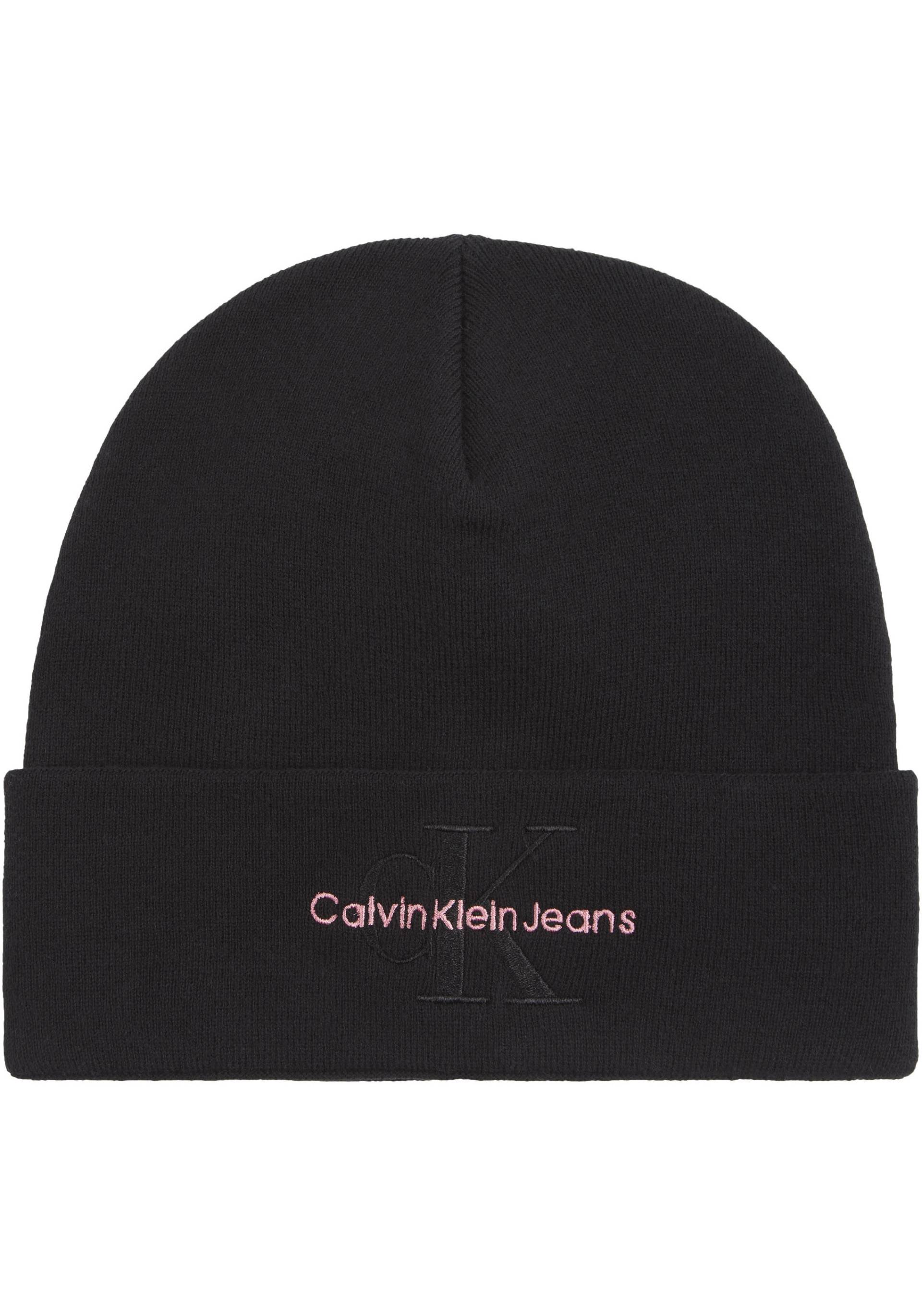 Calvin Klein Jeans Beanie »MONO LOGO EMBRO BEANIE«, mit Logostickerei von Calvin Klein Jeans