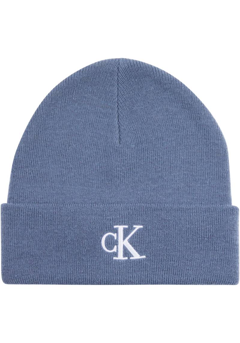 Calvin Klein Jeans Beanie »MONOGRAM EMBRO BEANIE«, mit Logostickerei von Calvin Klein Jeans