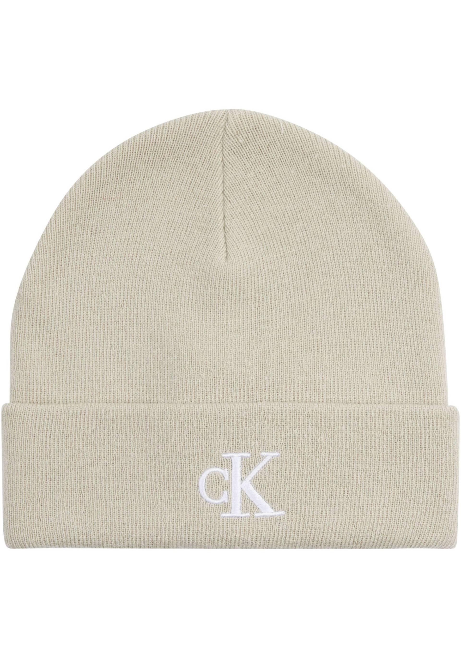 Calvin Klein Jeans Beanie »MONOGRAM EMBRO BEANIE«, mit Logostickerei von Calvin Klein Jeans