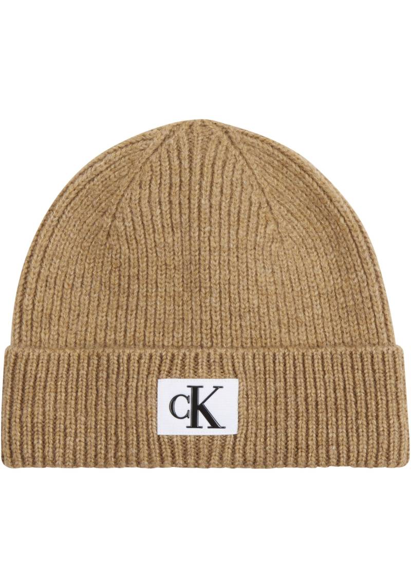 Calvin Klein Jeans Beanie »SEASONAL PATCH BEANIE«, mit Logopatch von Calvin Klein Jeans