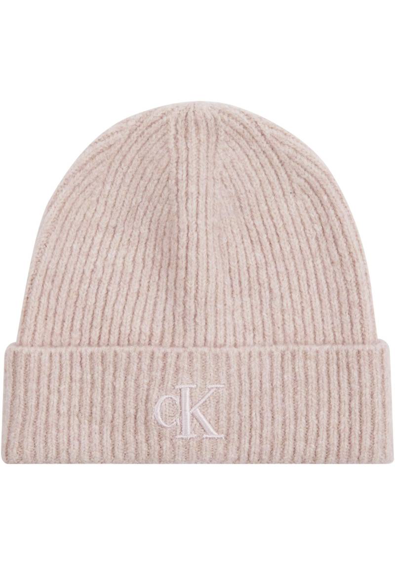 Calvin Klein Jeans Beanie »THICK EMBROIDERY BEANIE«, mit Logostickerei von Calvin Klein Jeans