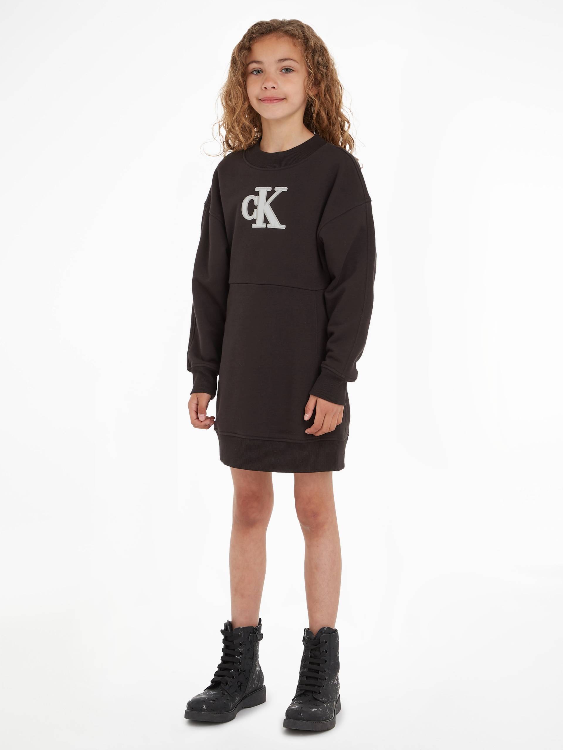 Calvin Klein Jeans Blusenkleid »METALLIC MONOGRAM HWK DRESS«, für Kinder bis 16 Jahre von Calvin Klein Jeans