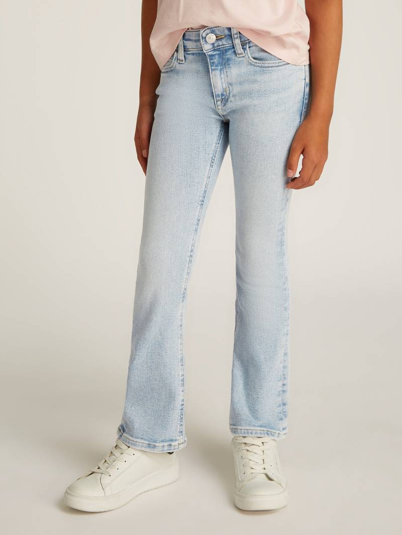 Calvin Klein Jeans Bootcut-Jeans »MR FLARE LIGHT BLUE VISUAL DENIM«, für Kinder bis 16 Jahre mit Logopatch von Calvin Klein Jeans