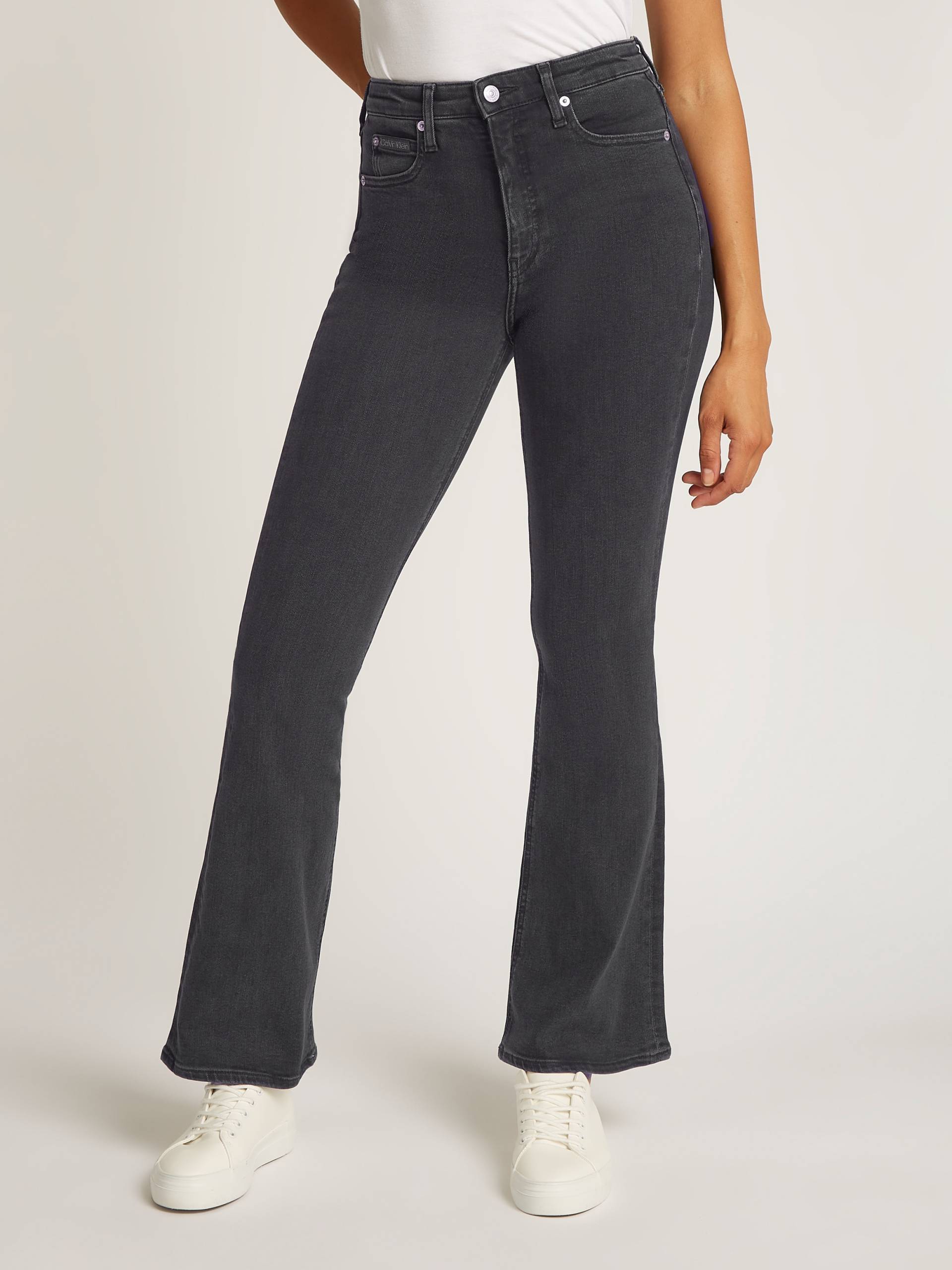 Calvin Klein Jeans Bootcut-Jeans »SKINNY BOOTCUT«, mit Coinpocket, Logodruck Calvin Klein Jeans Bootcut-Jeans »SKINNY BOOTCUT«, mit Coinpocket, Logodruck von Calvin Klein Jeans