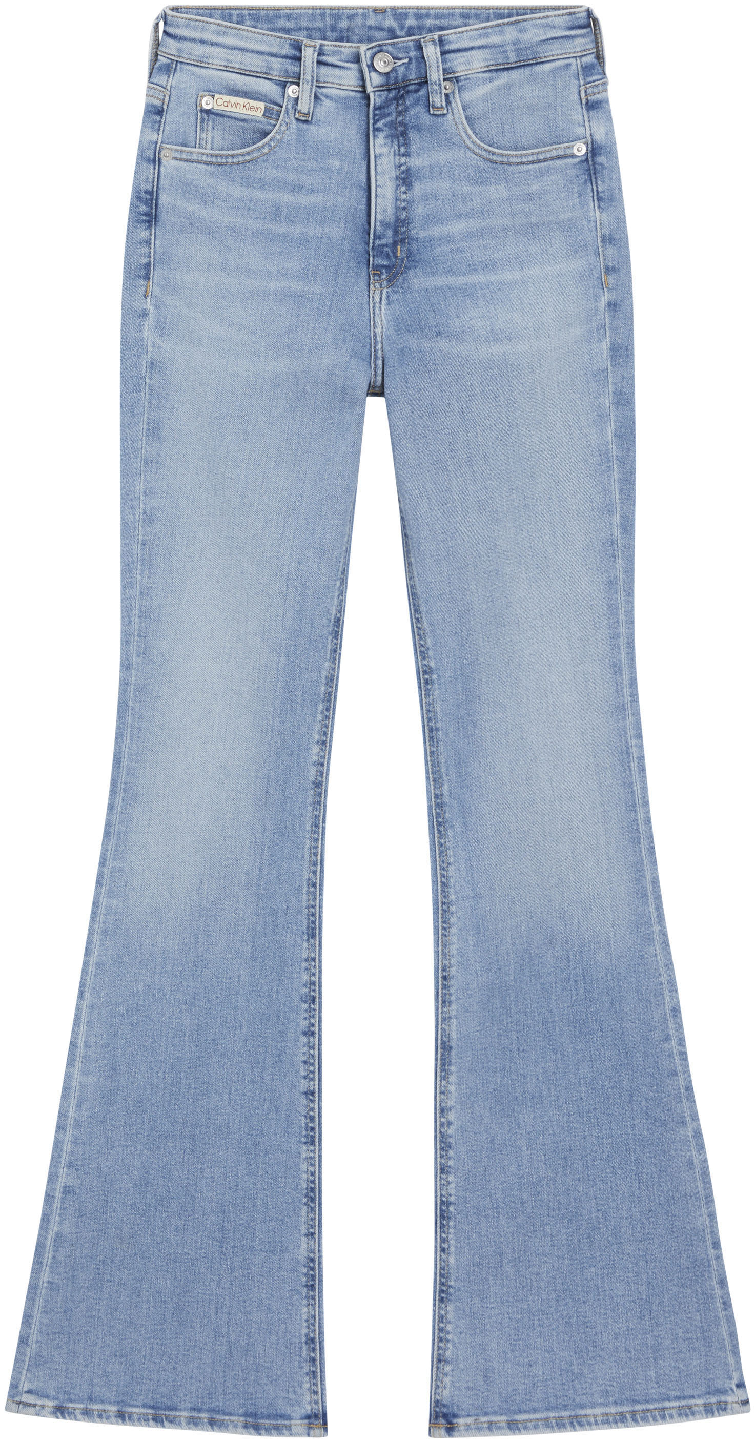 Calvin Klein Jeans Bootcut-Jeans »SKINNY BOOTCUT«, mit Coinpocket, Logodruck von Calvin Klein Jeans