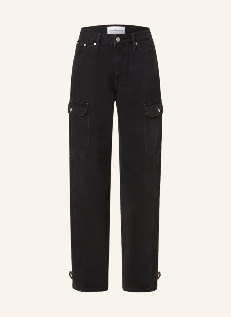 Calvin Klein Jeans Cargojeans schwarz von Calvin Klein Jeans