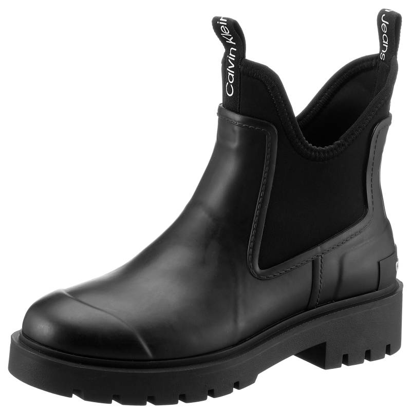 Calvin Klein Jeans Gummistiefelette »MID RAINBOOT CHELSEA«, Chelseaboots, Stiefelette mit coolem Einstieg von Calvin Klein Jeans