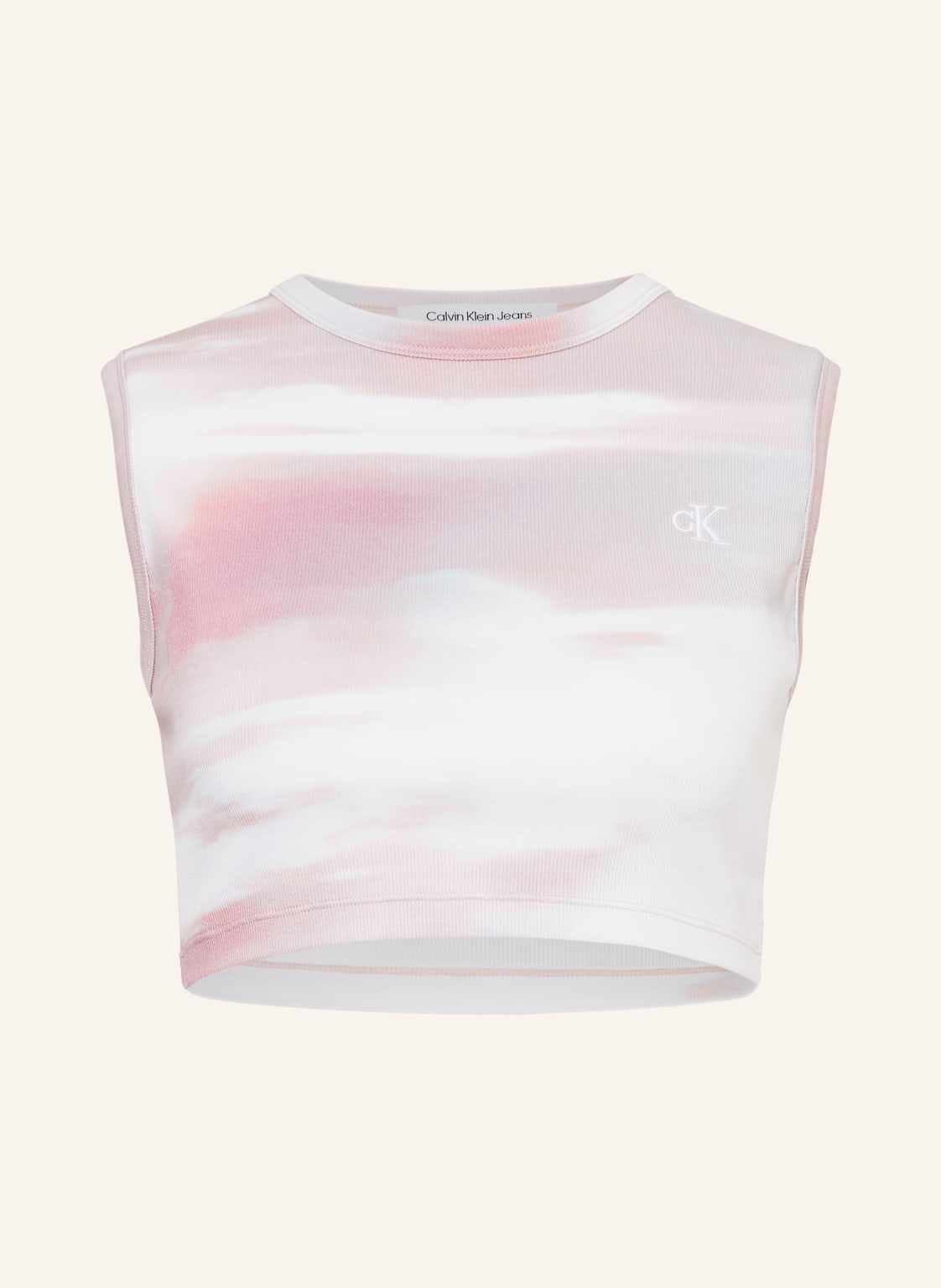 Calvin Klein Jeans Cropped-Top rosa von Calvin Klein Jeans