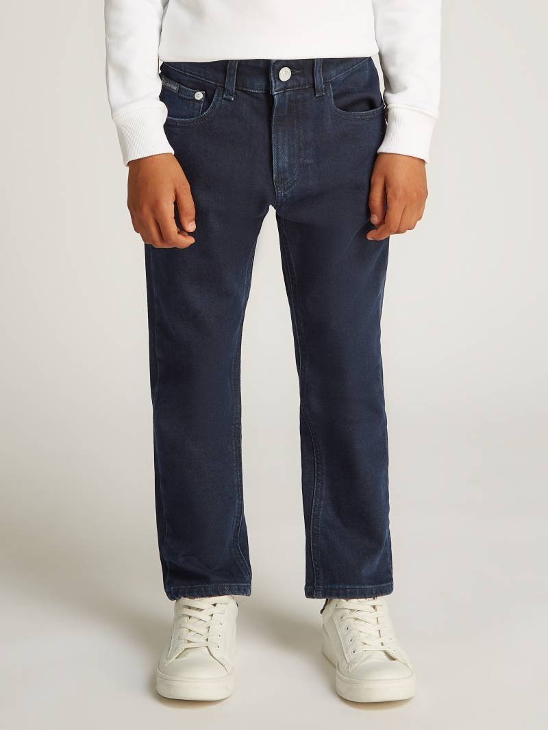 Calvin Klein Jeans Dad-Jeans »BLUE OD BLACK DAD CF«, für Kinder bis 16 Jahre mit Lederpatch von Calvin Klein Jeans