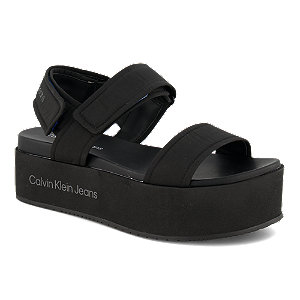 Calvin Klein Jeans Damen Hohe Sandalette Schwarz von Calvin Klein Jeans