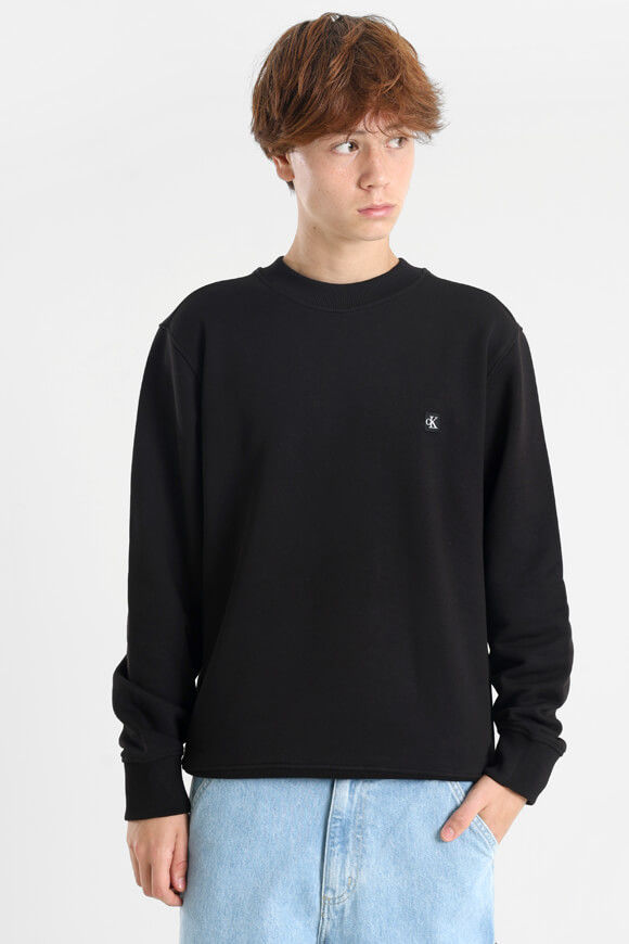 Calvin Klein Jeans Embro Badge sweatshirt | Black | Herren  | M von Calvin Klein Jeans