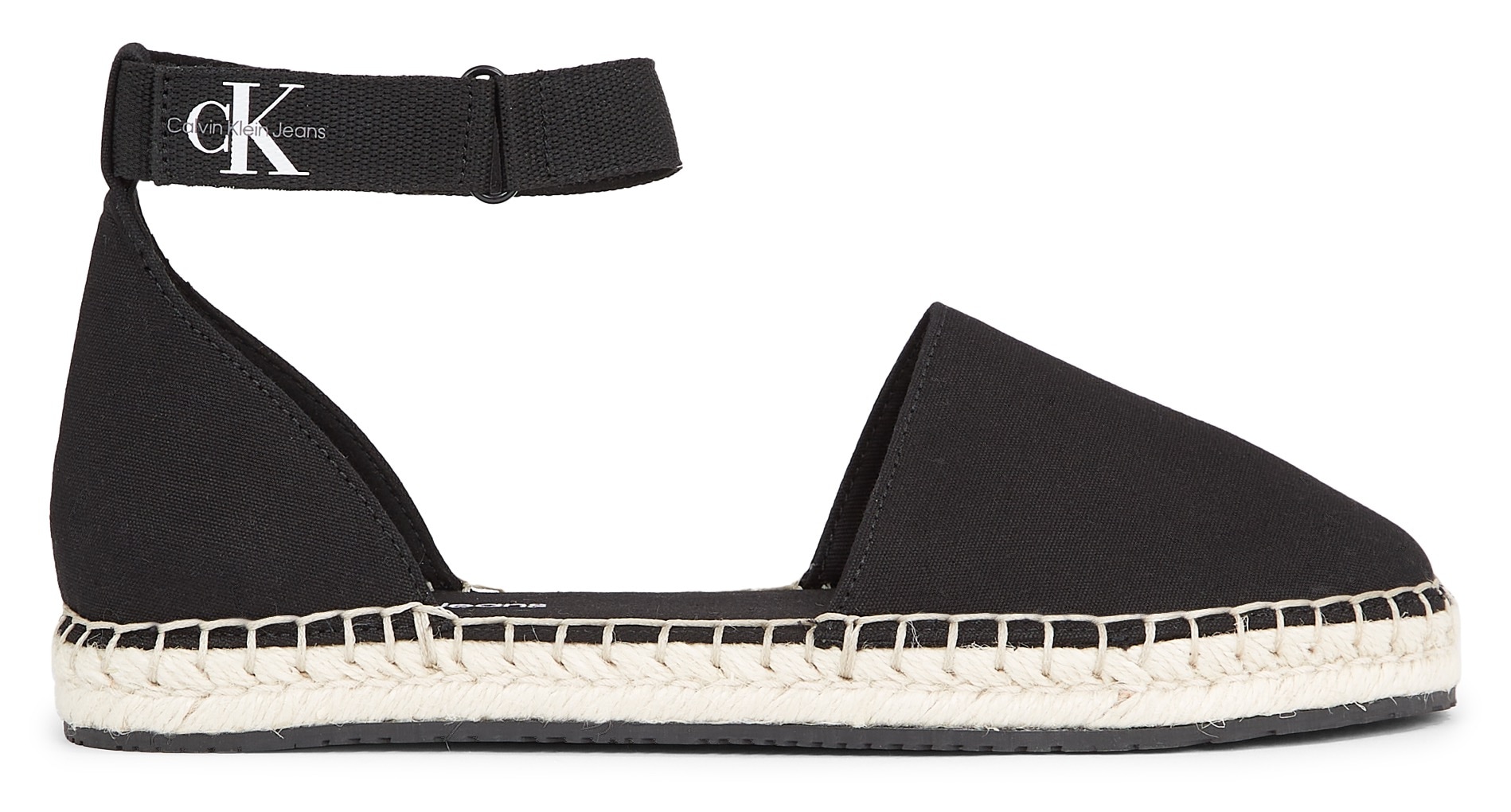 Calvin Klein Jeans Espadrille »EMMA 5C *I«, Strandschuh, Sommerschuhe, Sandale mit Klettriemchen und Juteabsatz von Calvin Klein Jeans