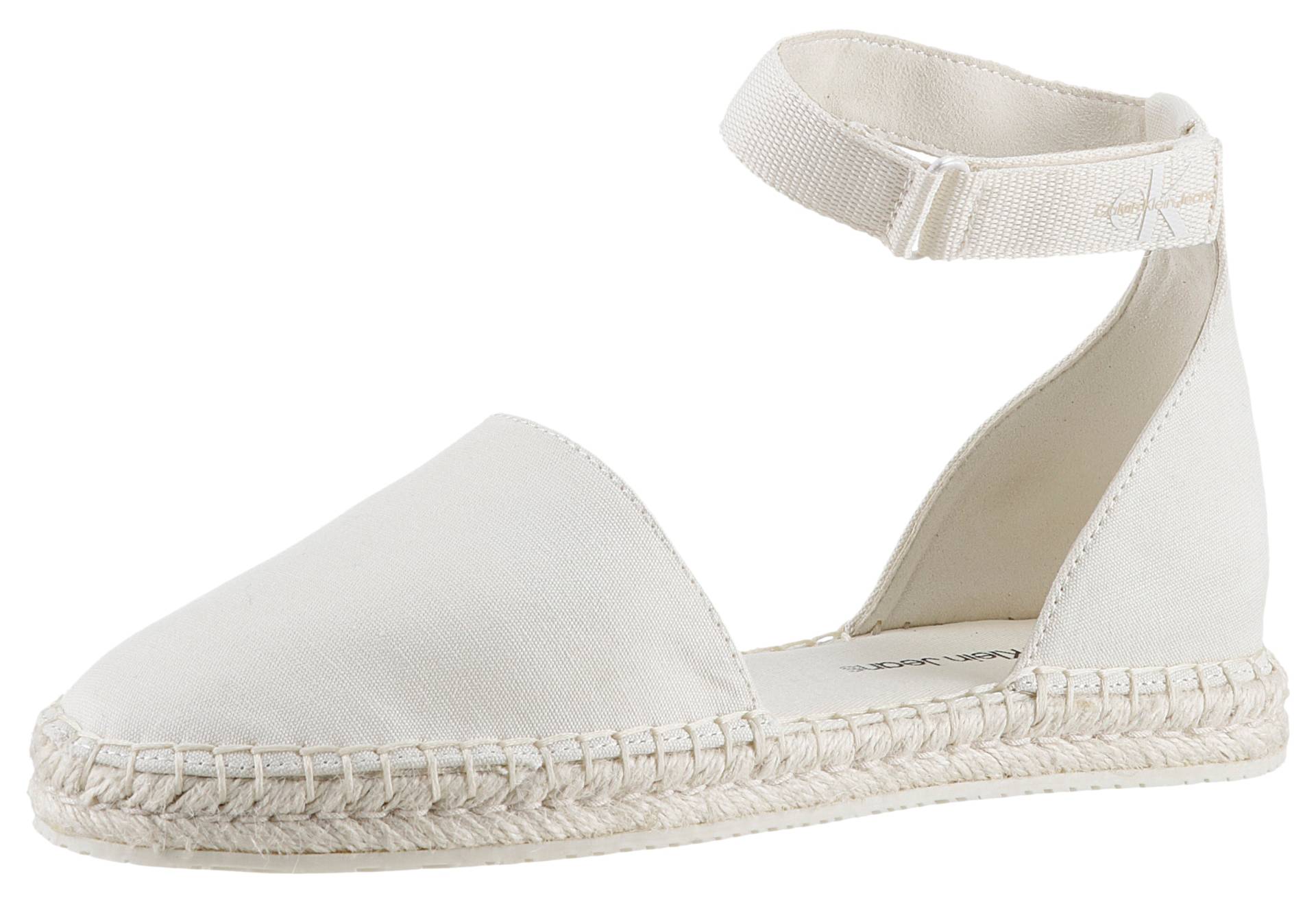 Calvin Klein Jeans Espadrille »EMMA 5C *I«, Strandschuh, Sommerschuhe, Sandale mit Klettriemchen und Juteabsatz von Calvin Klein Jeans