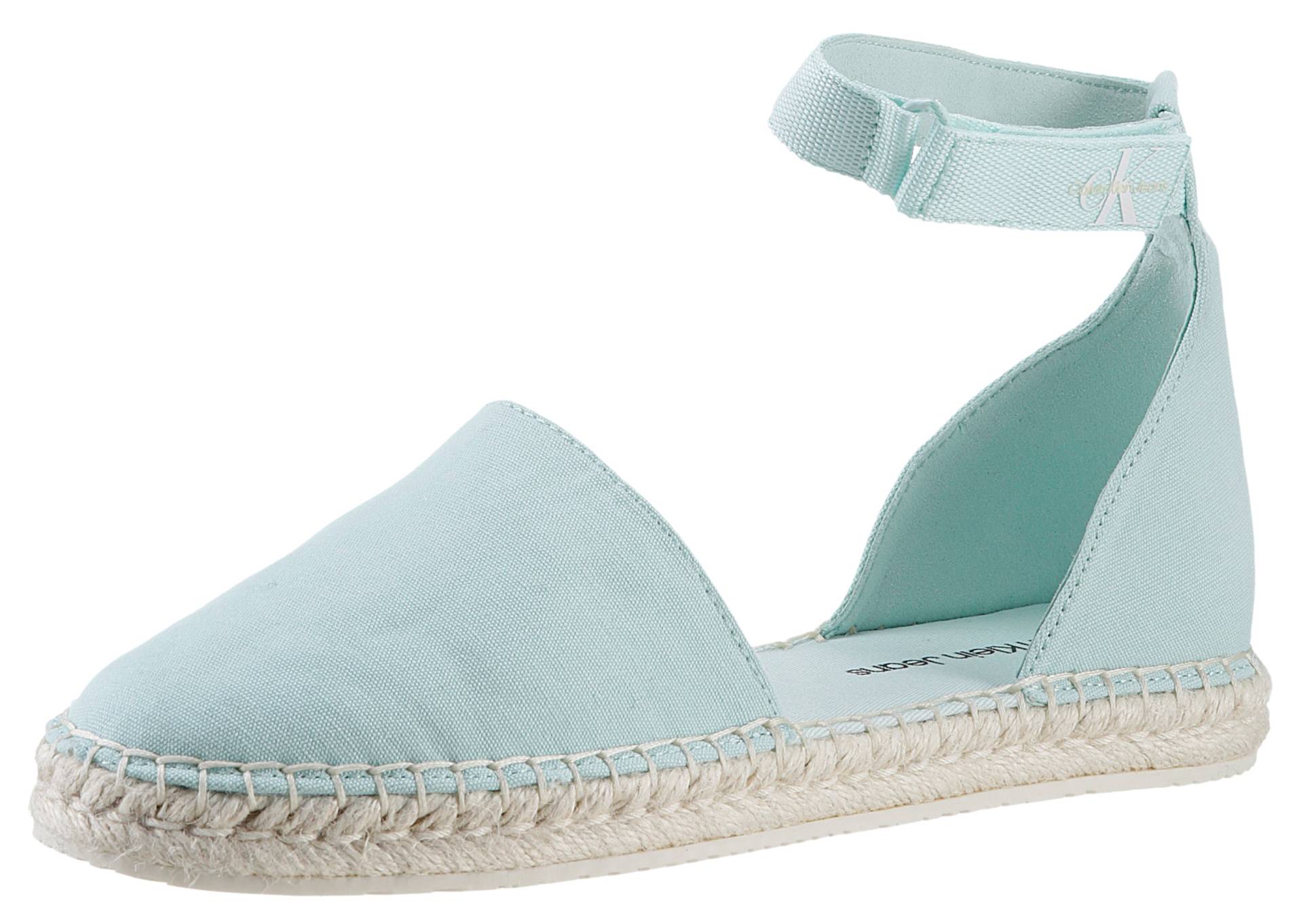 Calvin Klein Jeans Espadrille »EMMA 5C *I«, Strandschuh, Sommerschuhe, Sandale mit Klettriemchen und Juteabsatz von Calvin Klein Jeans