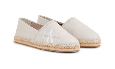 Calvin Klein Jeans Espadrille »ESPADRILLE CO WN«, mit Bastumrahmung an der Laufsohle, schmale Form von Calvin Klein Jeans