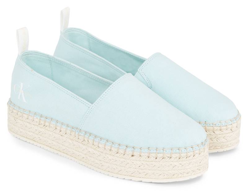 Calvin Klein Jeans Espadrille »PLATFORM ESPADRILLE ML BTW«, Sommerschuh, Slipper, Strandschuh mit Jute Plateausohle von Calvin Klein Jeans