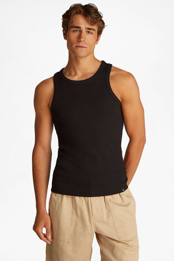 Calvin Klein Jeans Geripptes Tanktop | Black | Herren | L Calvin Klein Jeans Geripptes Tanktop | Black | Herren | L von Calvin Klein Jeans
