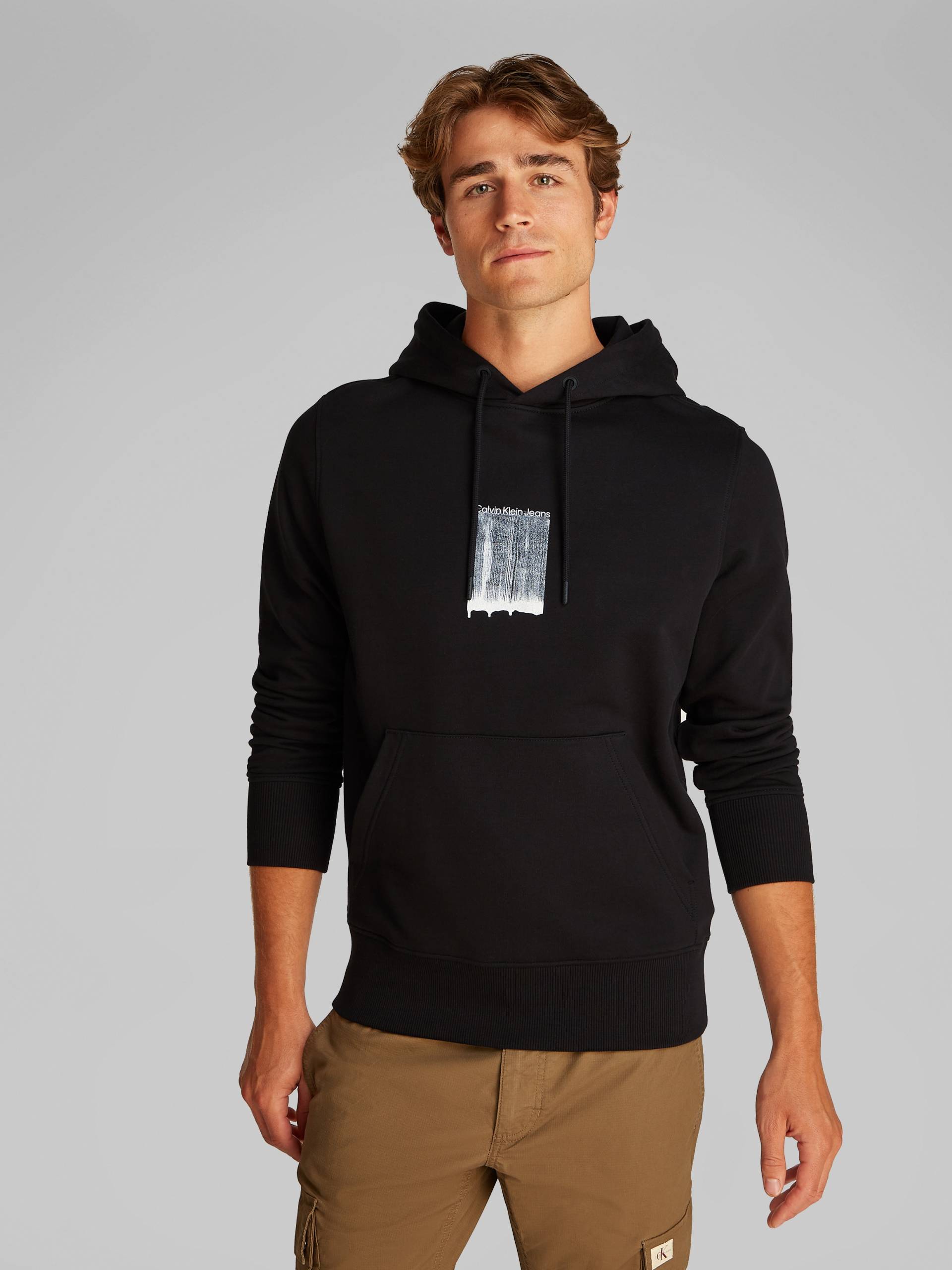 Calvin Klein Jeans Hoodie »BRUSH STROKE GRAPHIC HOODIE«, mit Logodruck von Calvin Klein Jeans