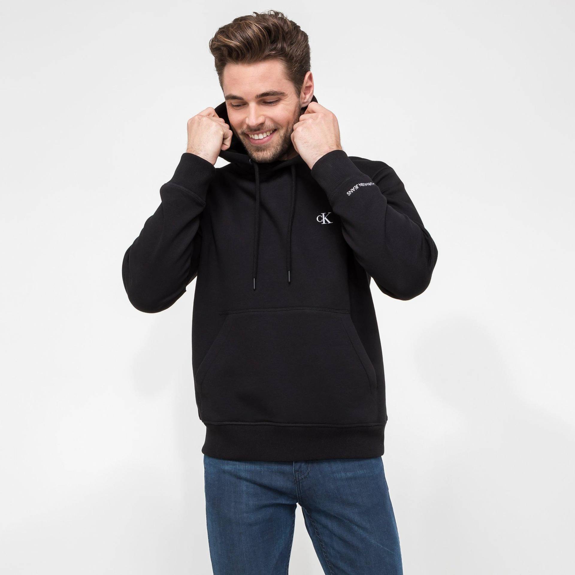 Hoodie Herren Black S von Calvin Klein Jeans