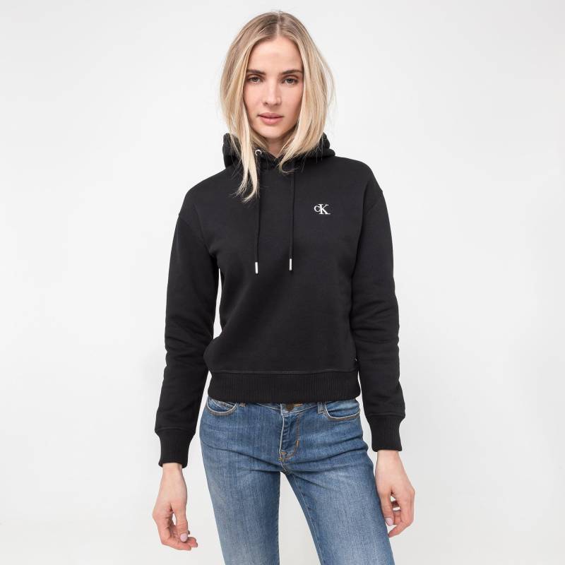 Hoodie Damen Schwarz XS von Calvin Klein Jeans