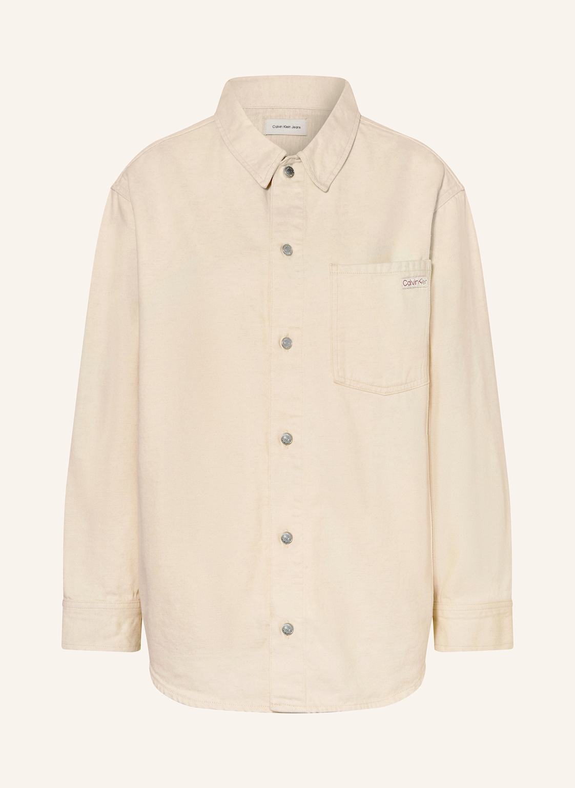 Calvin Klein Jeans Jeans-Overshirt beige von Calvin Klein Jeans