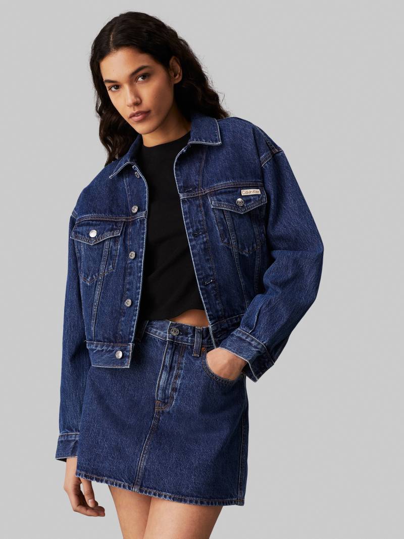 Calvin Klein Jeans Jeansjacke »Hero 90'S Trucker Jacket«, mit Logopatch von Calvin Klein Jeans