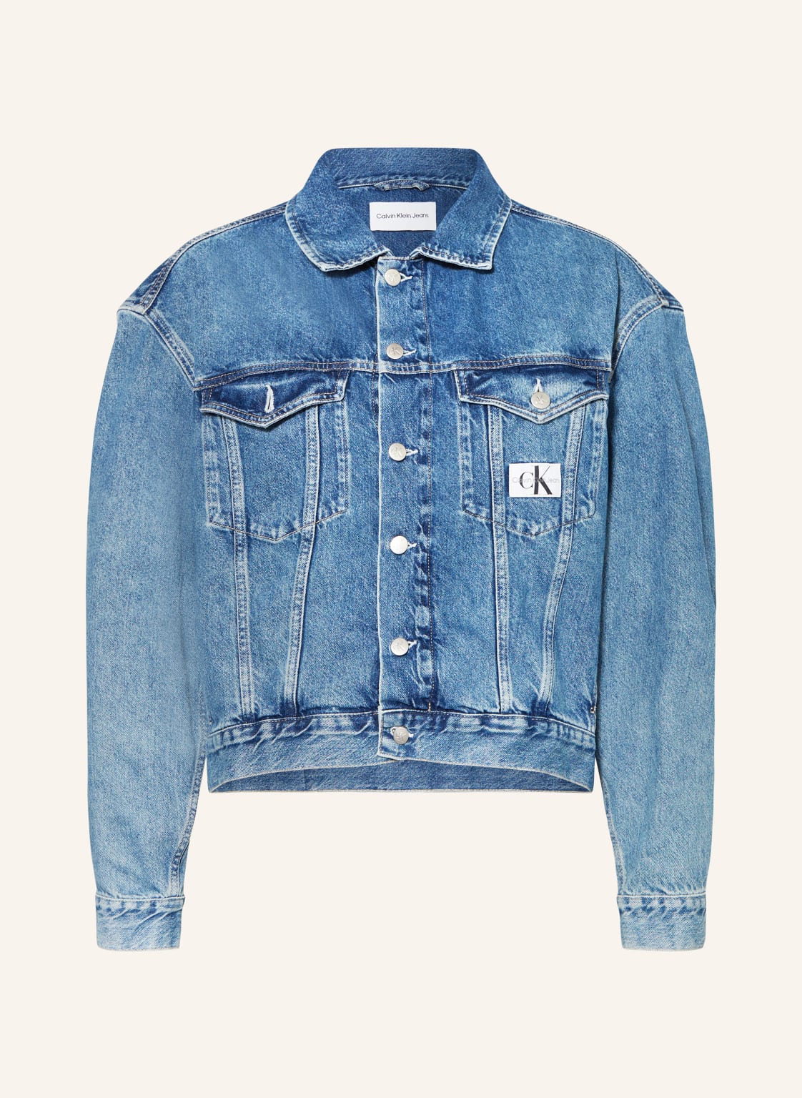 Calvin Klein Jeans Jeansjacke blau von Calvin Klein Jeans