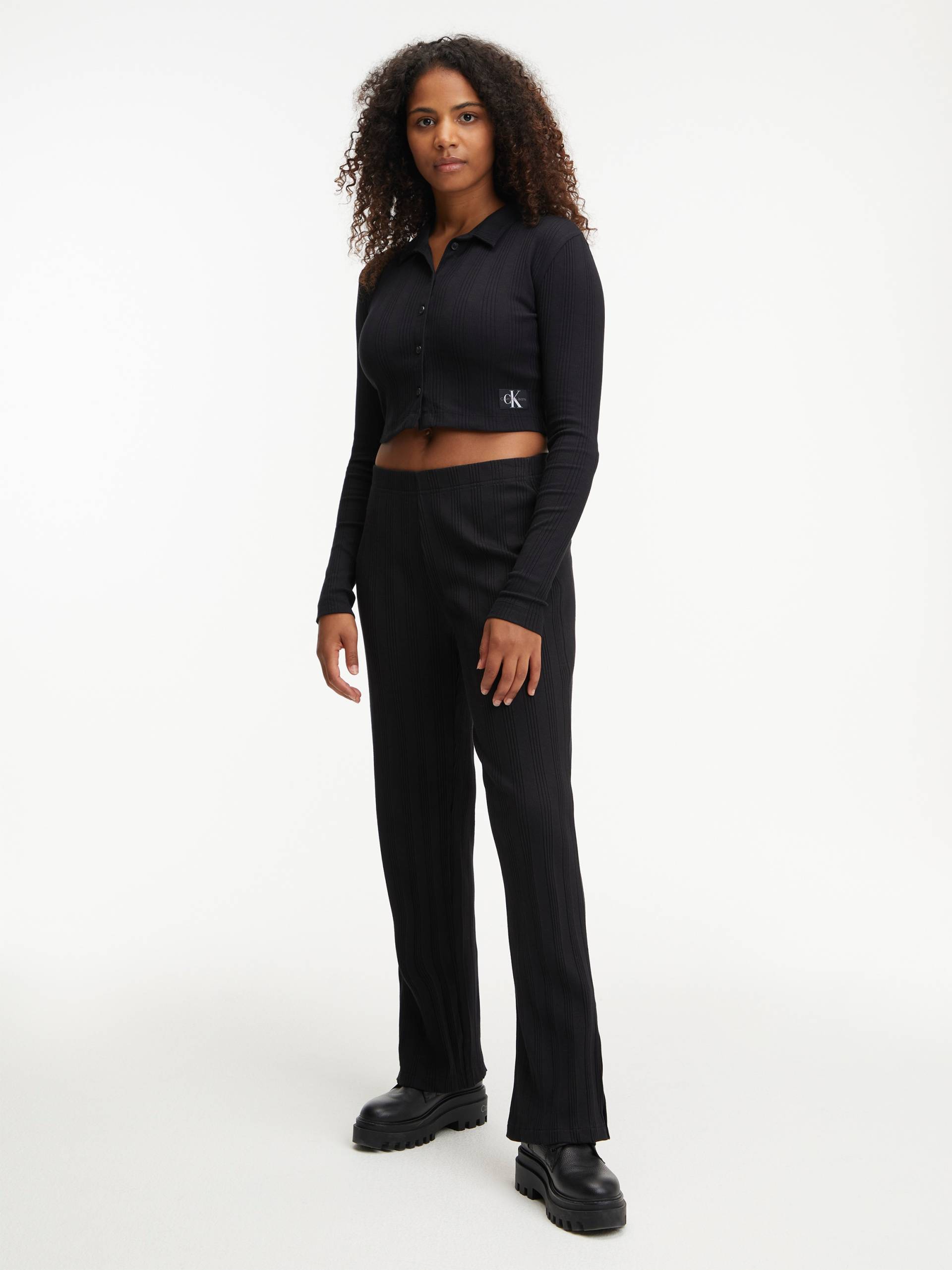 Calvin Klein Jeans Jerseyhose »BADGE RIB STRAIGHT PANTS« Calvin Klein Jeans Jerseyhose »BADGE RIB STRAIGHT PANTS« von Calvin Klein Jeans