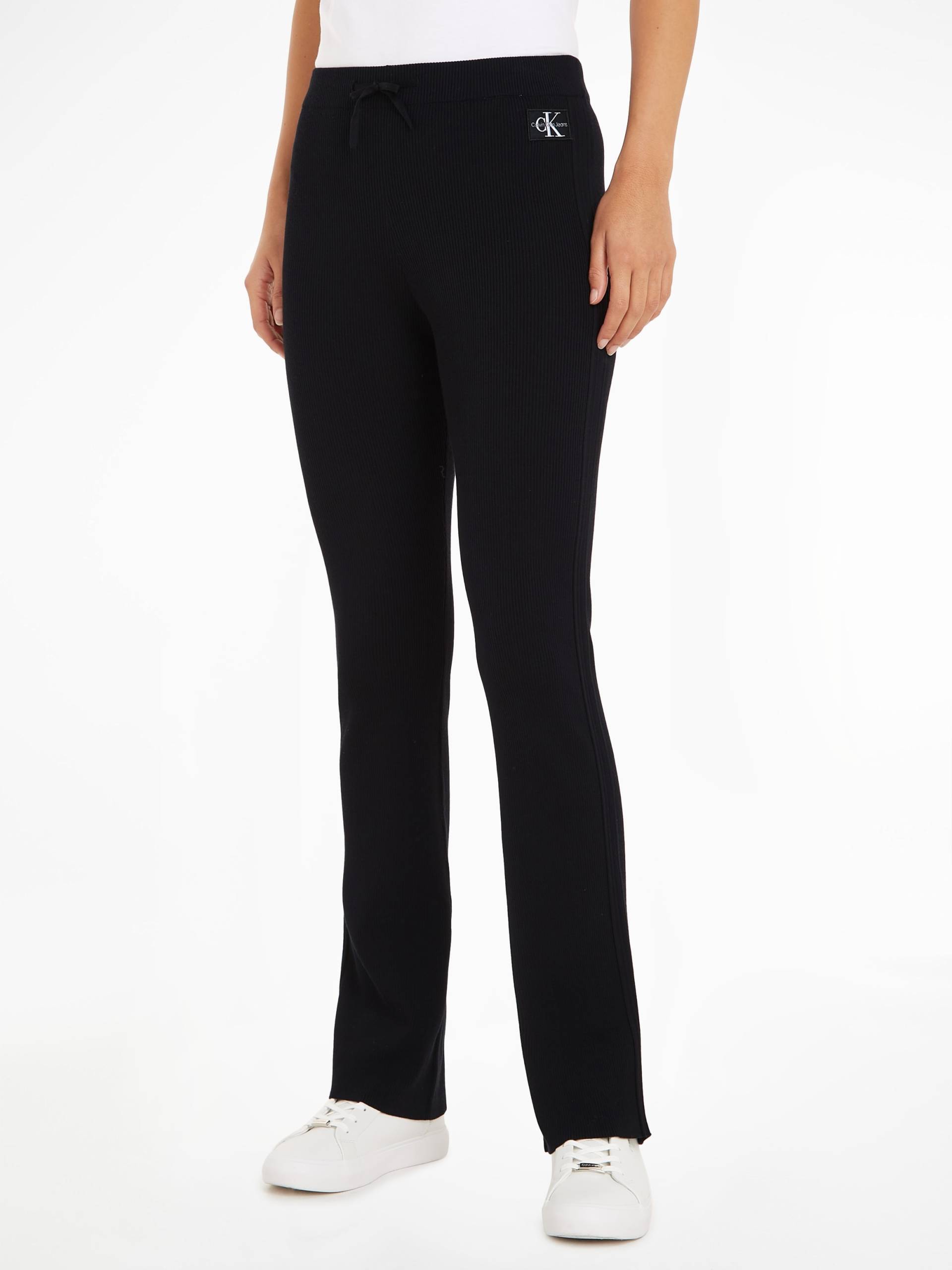 Calvin Klein Jeans Jerseyhose »BADGE STRAIGHT KNITTED PANTS« von Calvin Klein Jeans