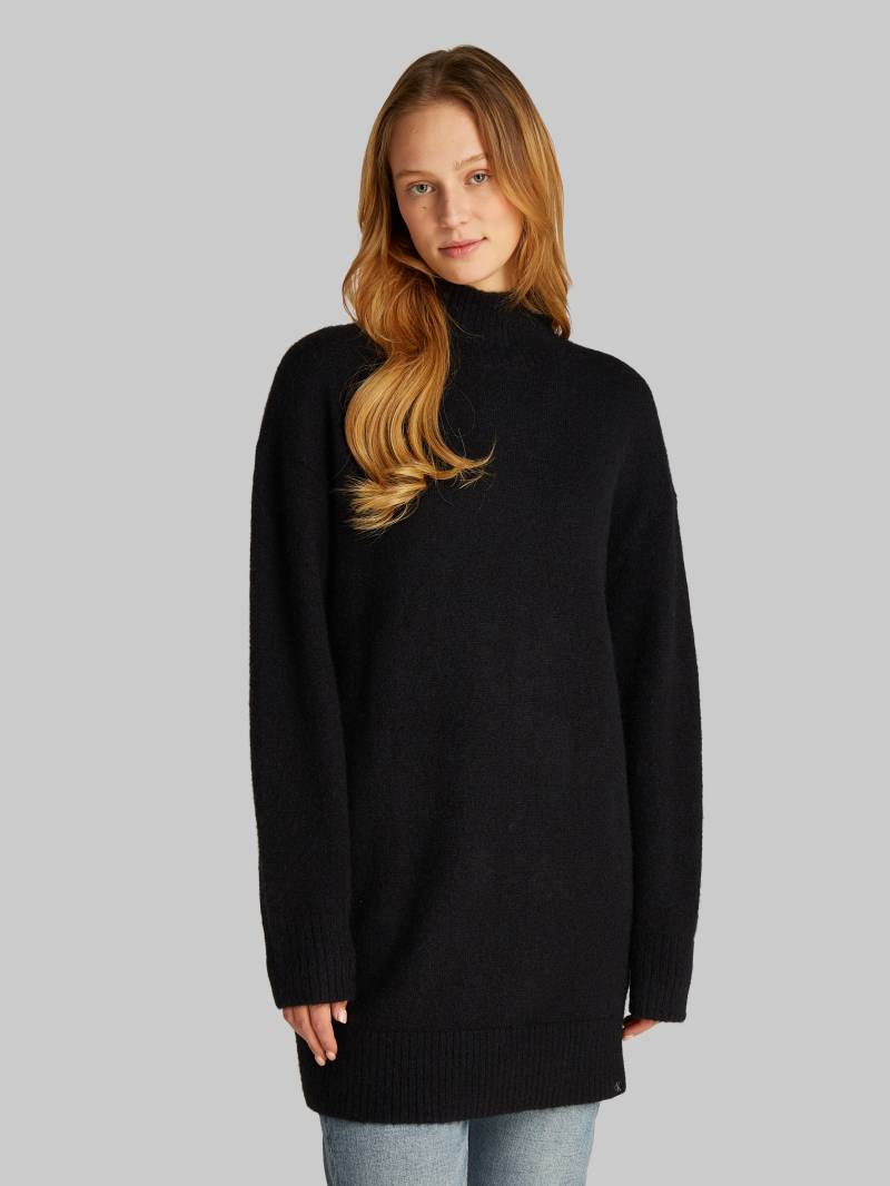 Calvin Klein Jeans Jerseykleid »FLUFFY YARN LOOSE SWEATER DRESS«, mit Logostickerei von Calvin Klein Jeans