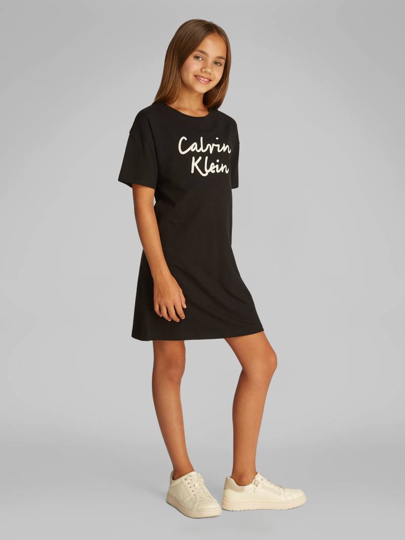 Calvin Klein Jeans Jerseykleid »SCRIPT LOGO T-SHIRT DRESS«, mit grossem Logo von Calvin Klein Jeans