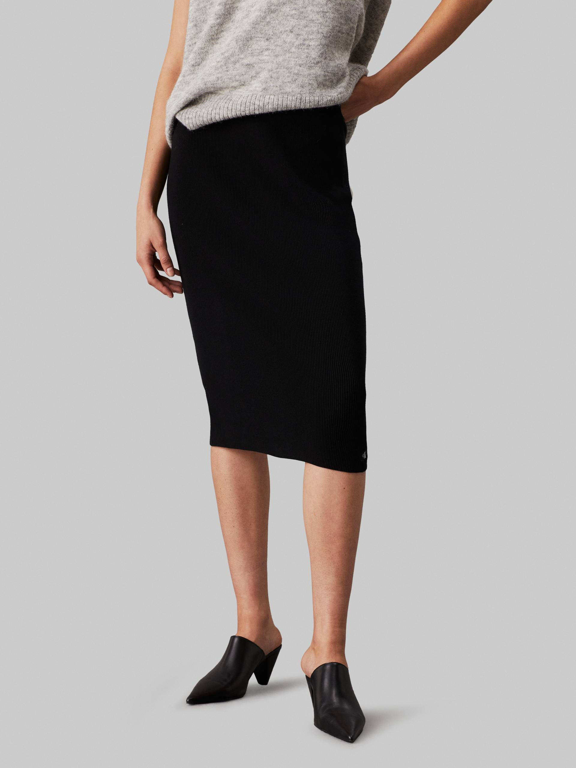 Calvin Klein Jeans Jerseyrock »WOVEN LABEL SWEATER SKIRT«, mit Logopatch von Calvin Klein Jeans