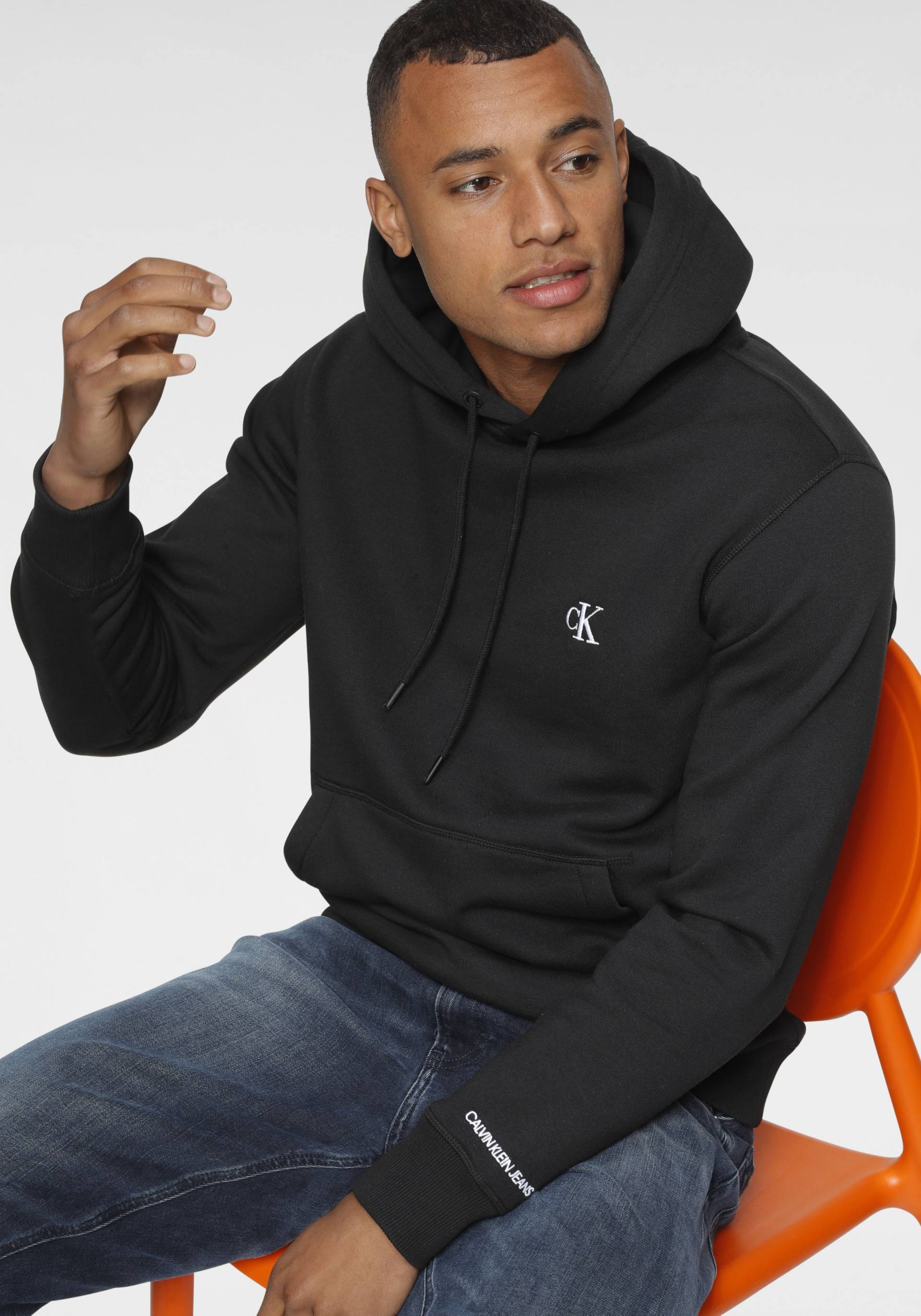 Calvin Klein Jeans Kapuzensweatshirt »CK ESSENTIAL HOODIE« von Calvin Klein Jeans