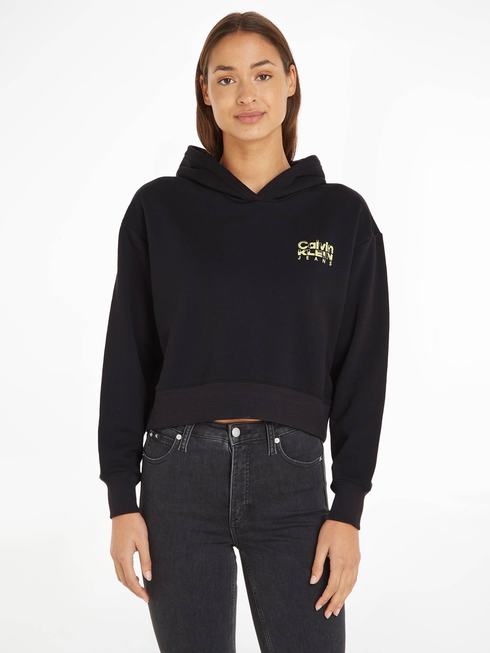 Calvin Klein Jeans Kapuzensweatshirt »COLORFUL ARTWORK CROPPED HOODIE« von Calvin Klein Jeans