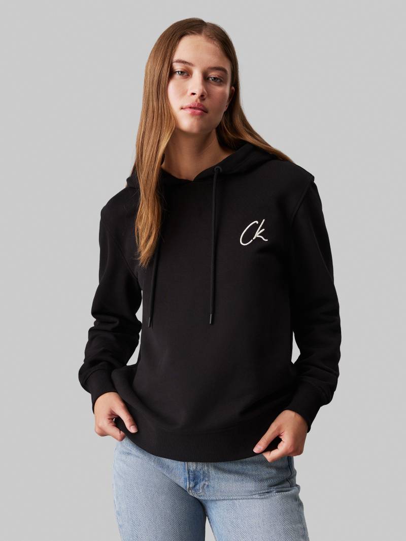 Calvin Klein Jeans Kapuzensweatshirt »EMBROIDERED CK REGULAR HOODIE«, mit Logoschriftzug von Calvin Klein Jeans