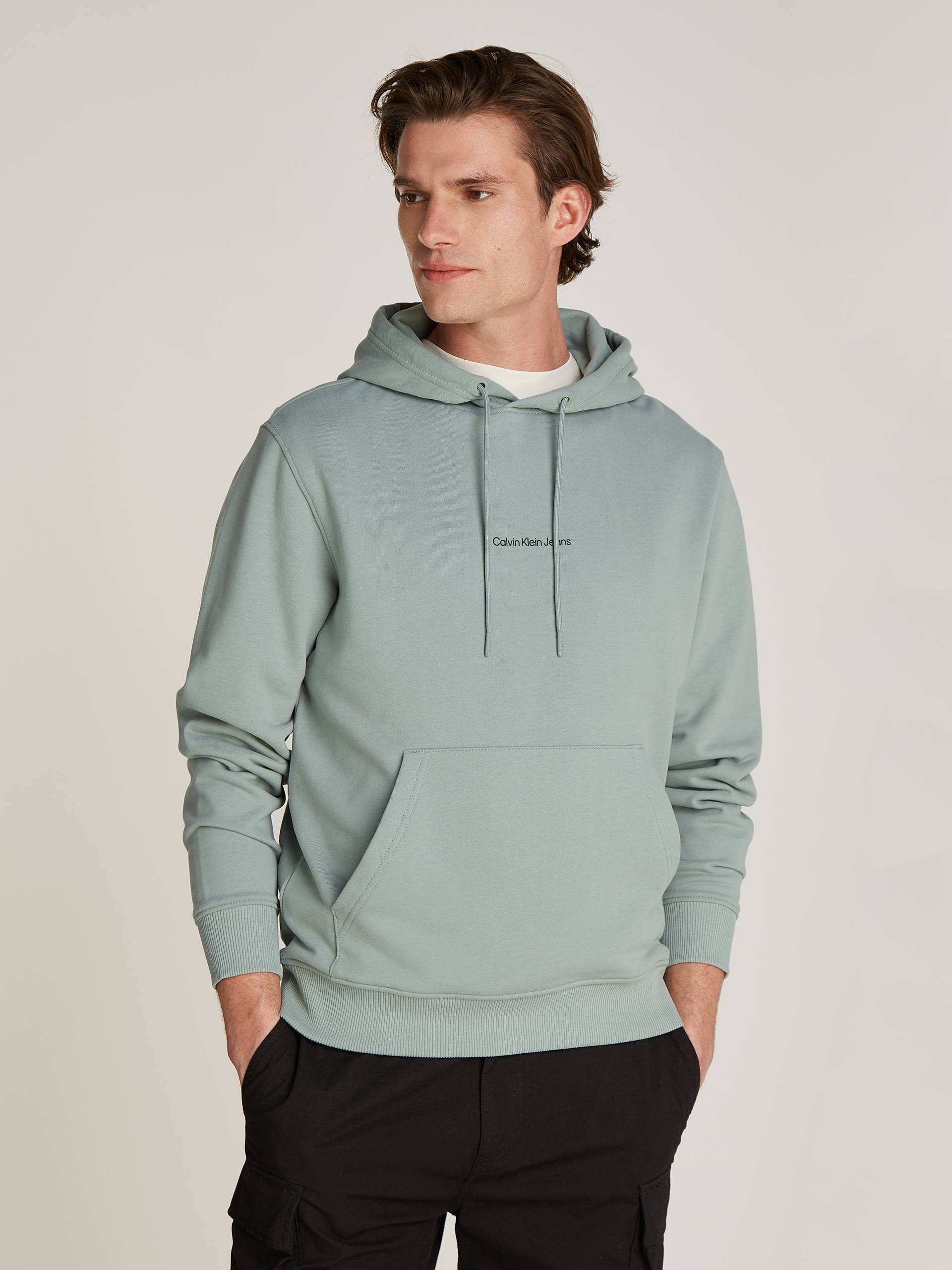 Calvin Klein Jeans Kapuzensweatshirt »GRID MONOGRAM HOODIE«, mit Logoschriftzug von Calvin Klein Jeans