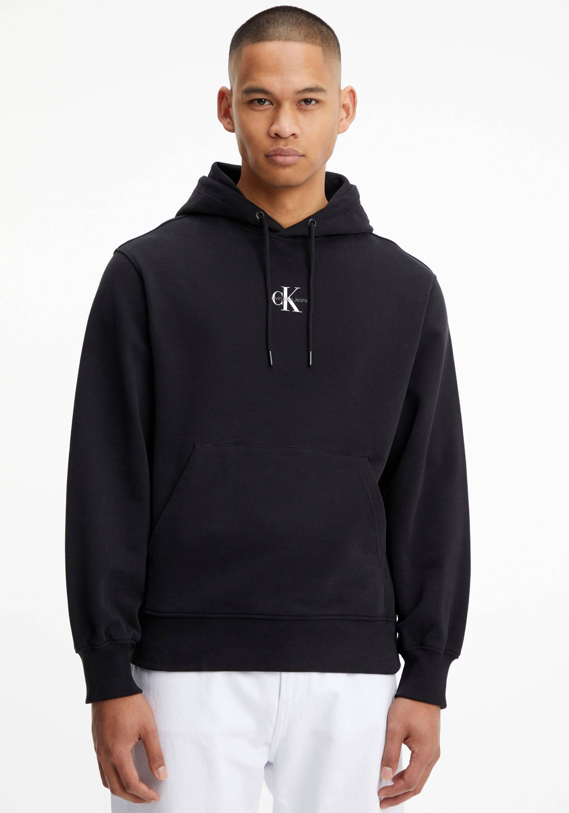 Calvin Klein Jeans Kapuzensweatshirt »MICRO MONOLOGO HOODIE«, mit Bio Baumwollanteil von Calvin Klein Jeans