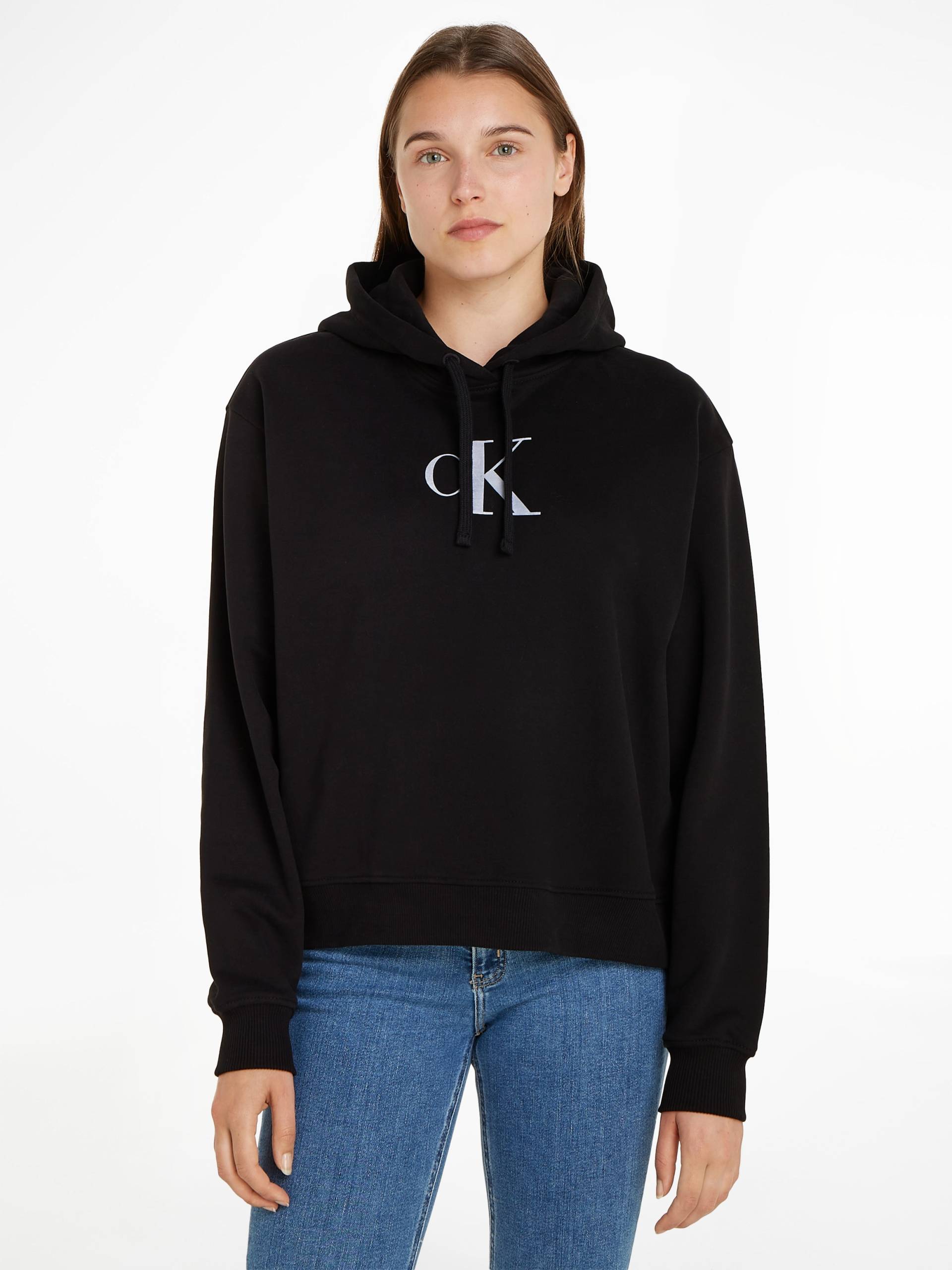 Calvin Klein Jeans Kapuzensweatshirt »SATIN CK HOODIE«, mit Logomarkenlabel von Calvin Klein Jeans