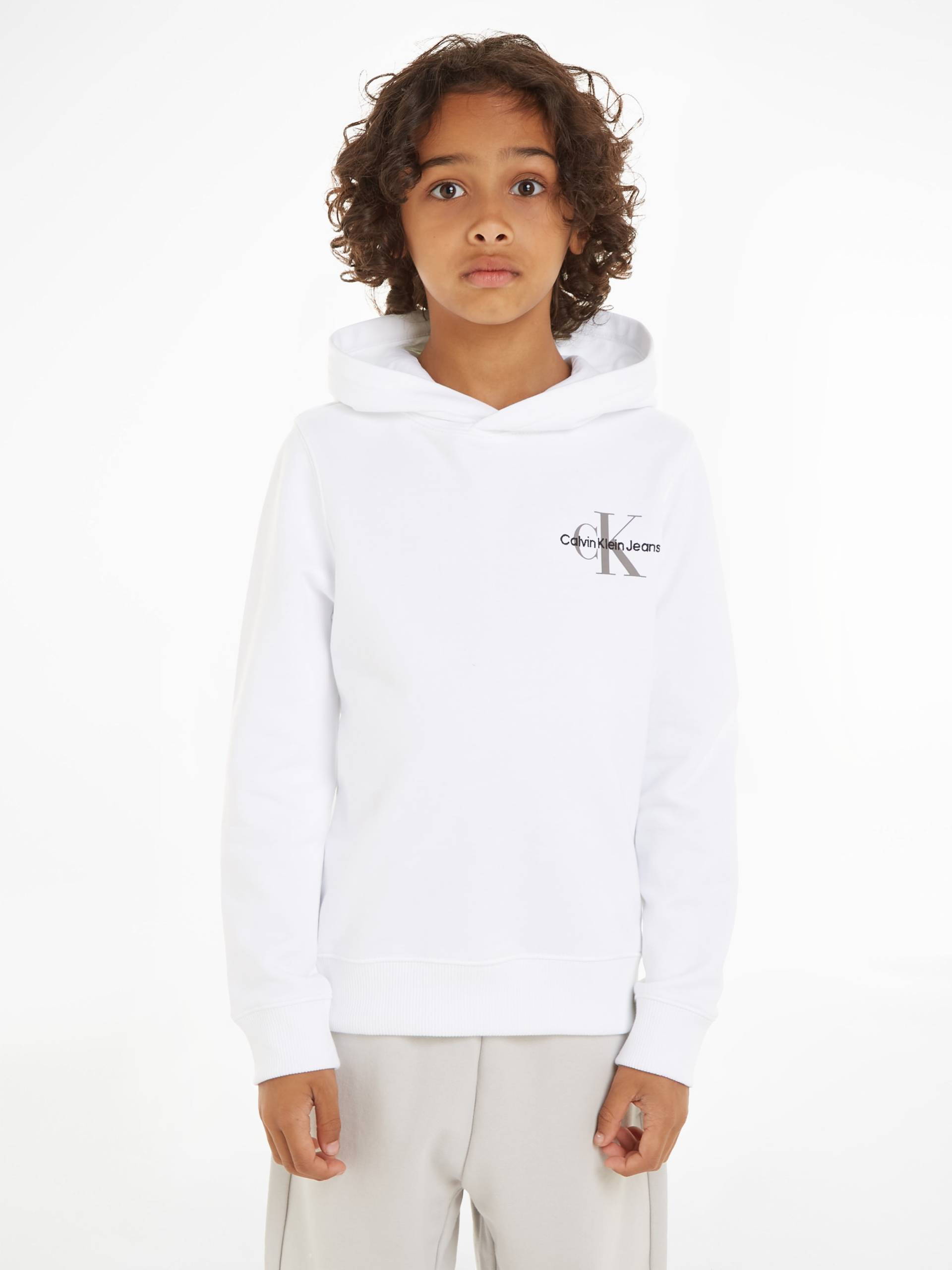 Calvin Klein Jeans Kapuzensweatshirt »SMALL MONOGRAM HOODIE«, für Kinder bis 16 Jahre und mit Logoschriftzug von Calvin Klein Jeans