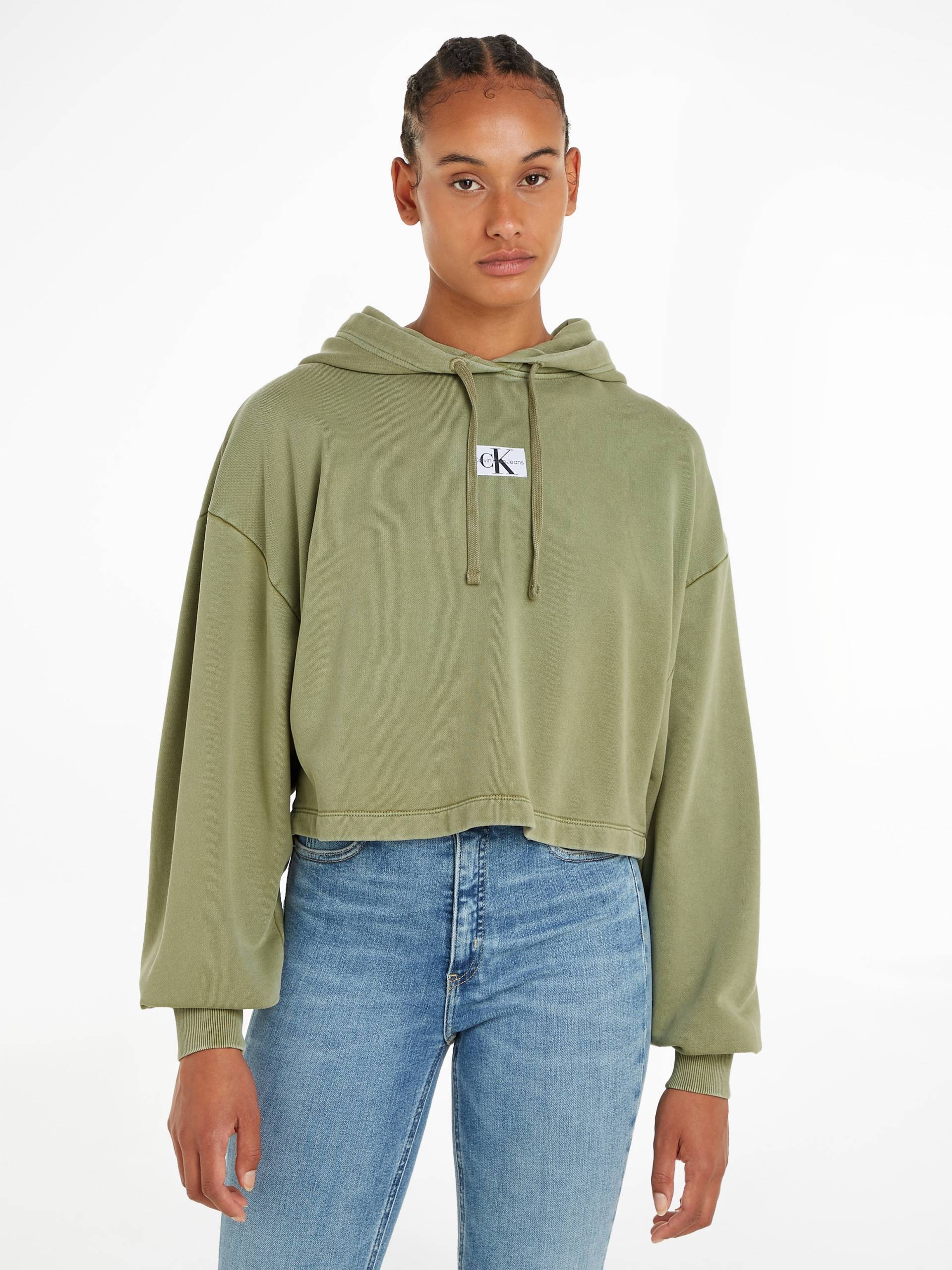 Calvin Klein Jeans Kapuzensweatshirt »WASHED WOVEN LABEL HOODIE«, mit Logoschriftzug Calvin Klein Jeans Kapuzensweatshirt »WASHED WOVEN LABEL HOODIE«, mit Logoschriftzug von Calvin Klein Jeans
