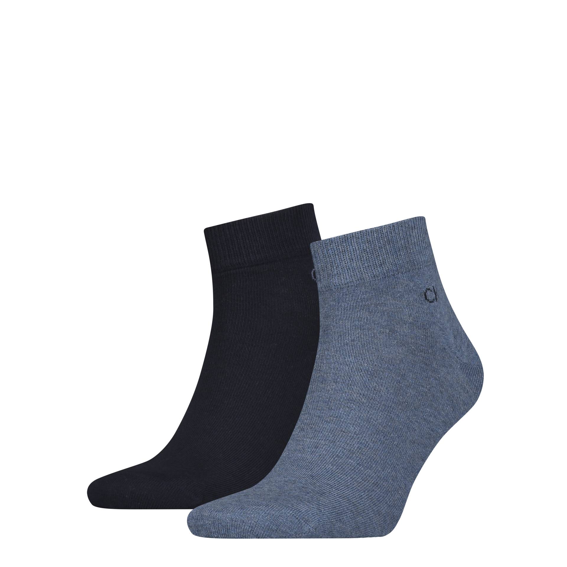 Calvin Klein Jeans Kurzsocken »CK MEN QUARTER 2P«, (2 Paar), Mit kleinem Rippenbündchen von Calvin Klein Jeans