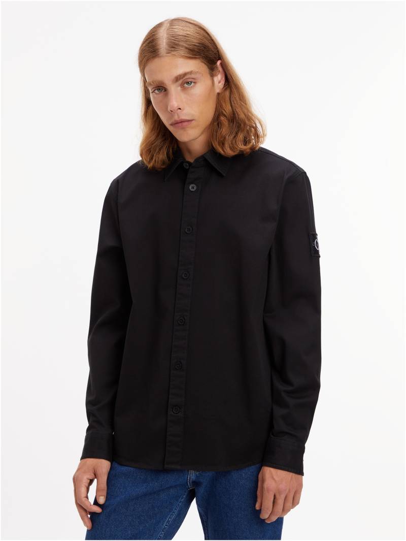 Calvin Klein Jeans Langarmhemd »MONOLOGO BADGE RELAXED SHIRT« von Calvin Klein Jeans