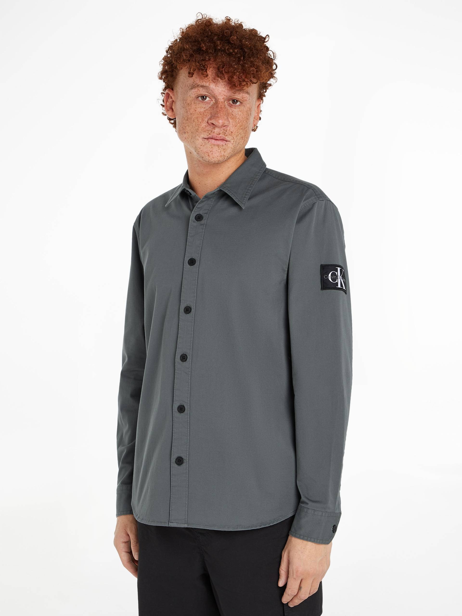 Calvin Klein Jeans Langarmhemd »MONOLOGO BADGE RELAXED SHIRT« von Calvin Klein Jeans