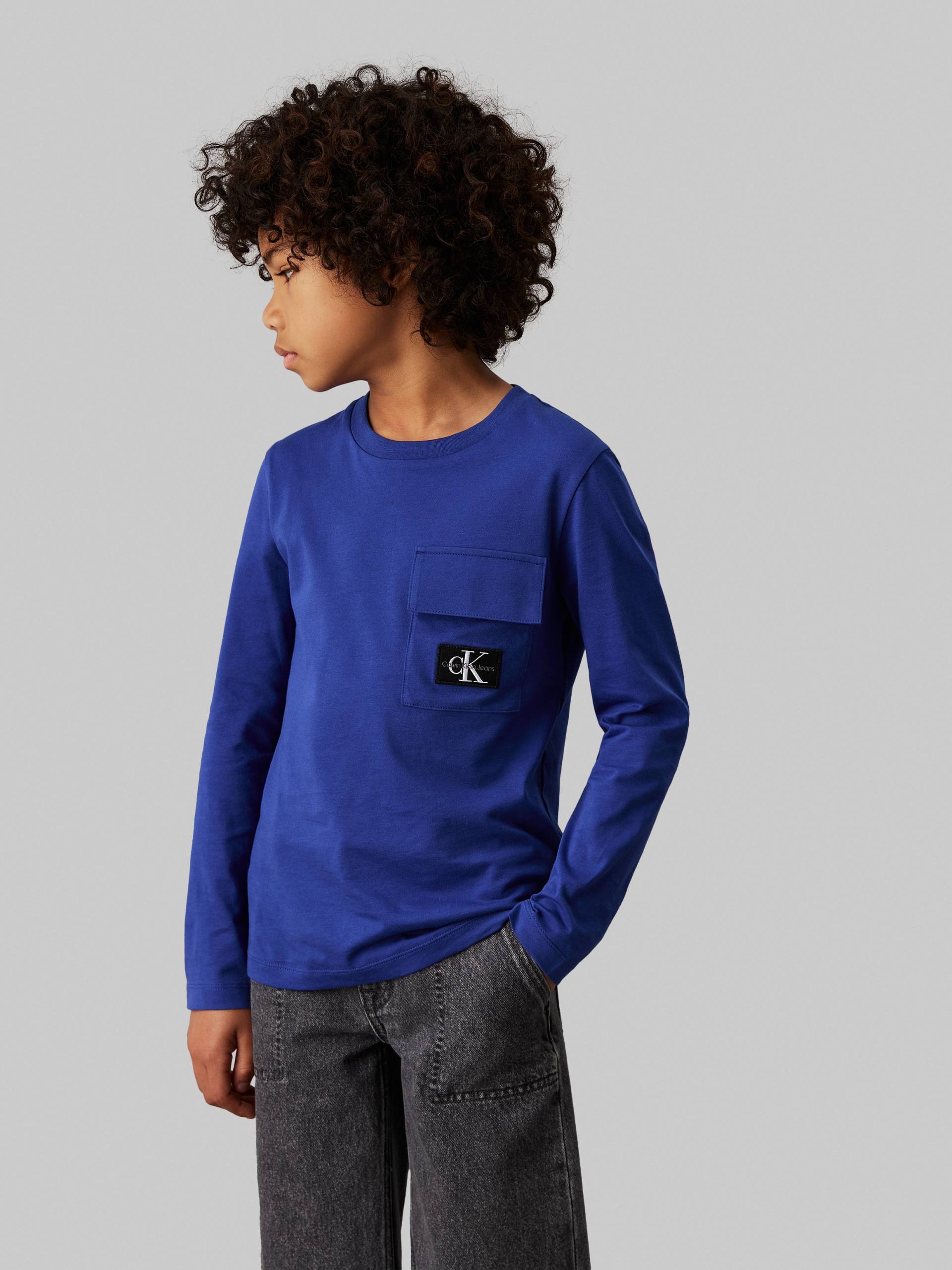 Calvin Klein Jeans Langarmshirt »Badge Reg. Ls T-Shirt«, für Kinder bis 16 Jahre und mit Logopatch von Calvin Klein Jeans