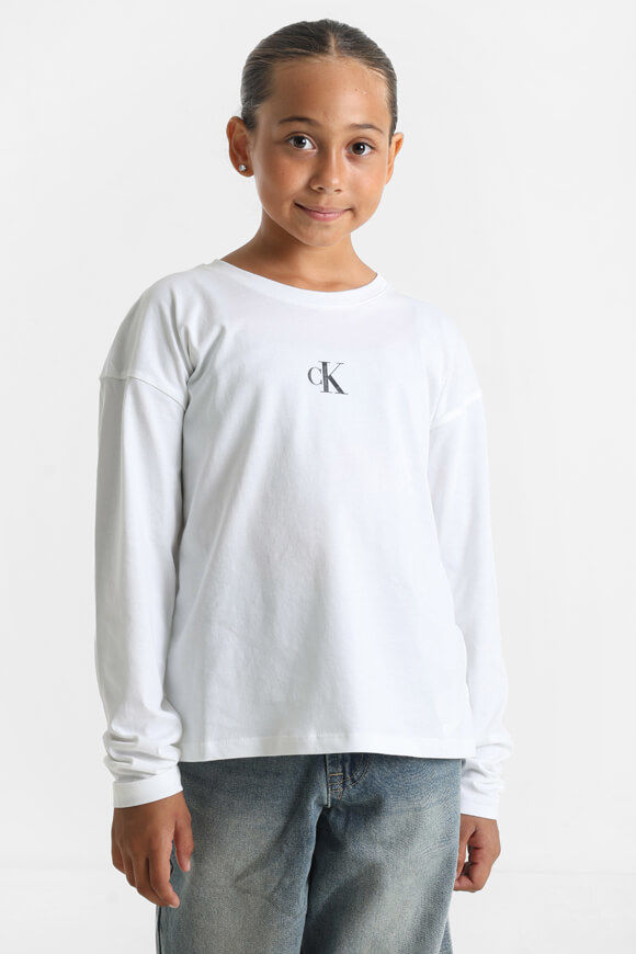 Calvin Klein Jeans Langarmshirt | Bright White | Mädchen  | 14 von Calvin Klein Jeans