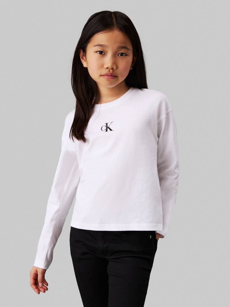 Calvin Klein Jeans Langarmshirt »CK LOGO LS T-SHIRT«, für Kinder bis 16 Jahre und mit Logodruck von Calvin Klein Jeans