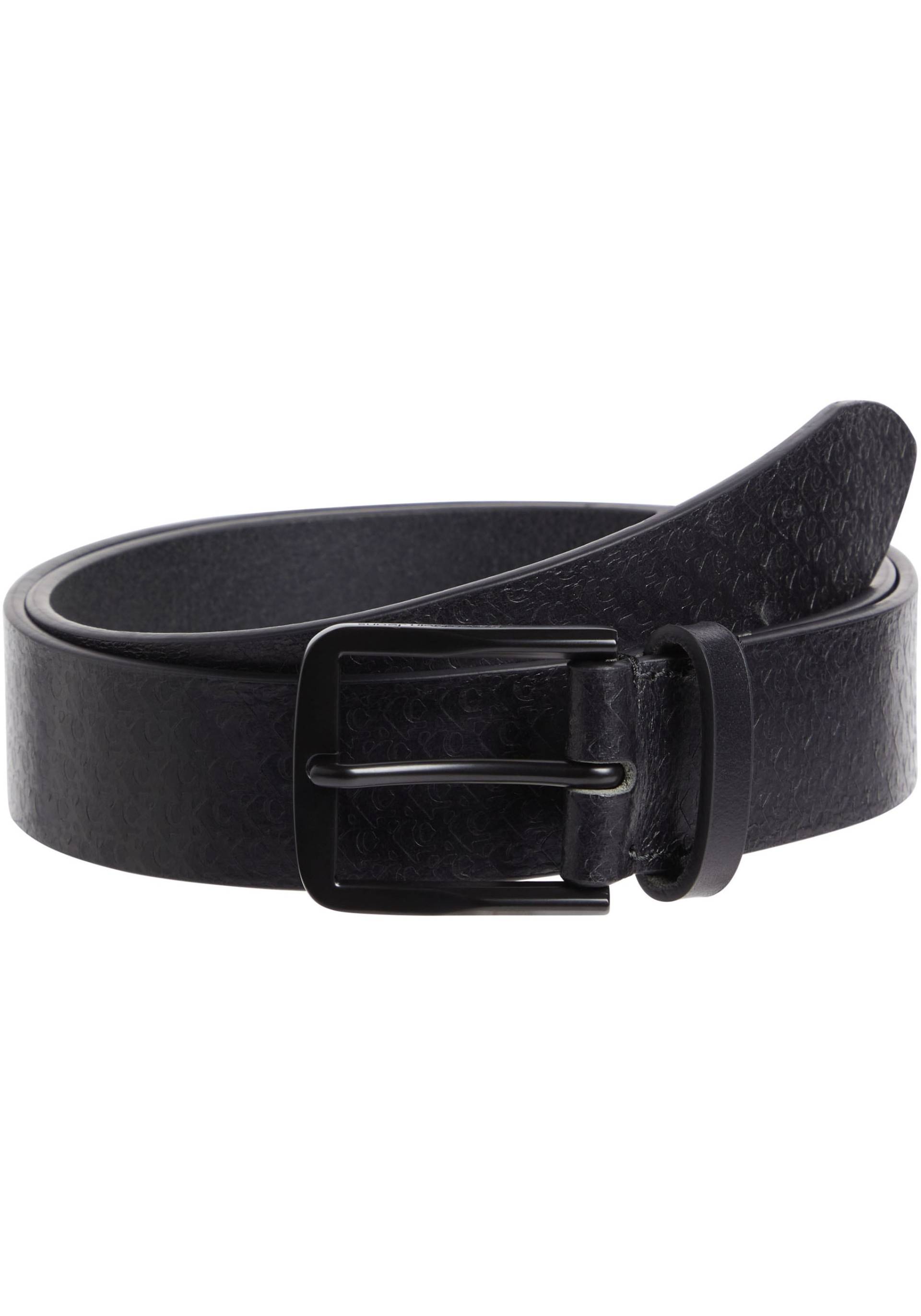 Calvin Klein Jeans Ledergürtel »CLASSIC FLAT LTHR BELT 35MM AOP«, mit Logomonogramm von Calvin Klein Jeans