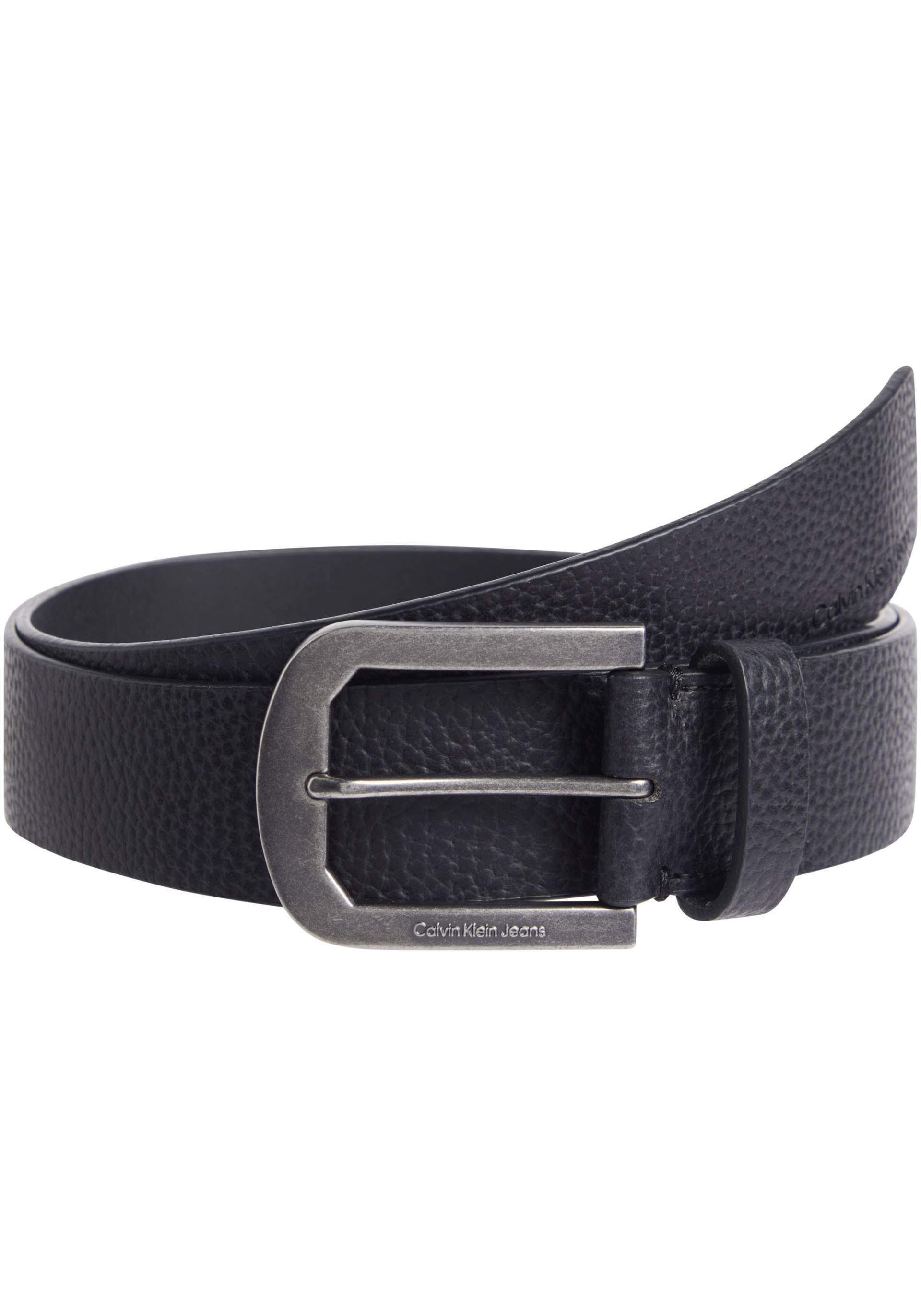 Calvin Klein Jeans Ledergürtel »CLASSIC PIN BUCKLE LTHR BELT35MM«, mit Logoprägung von Calvin Klein Jeans