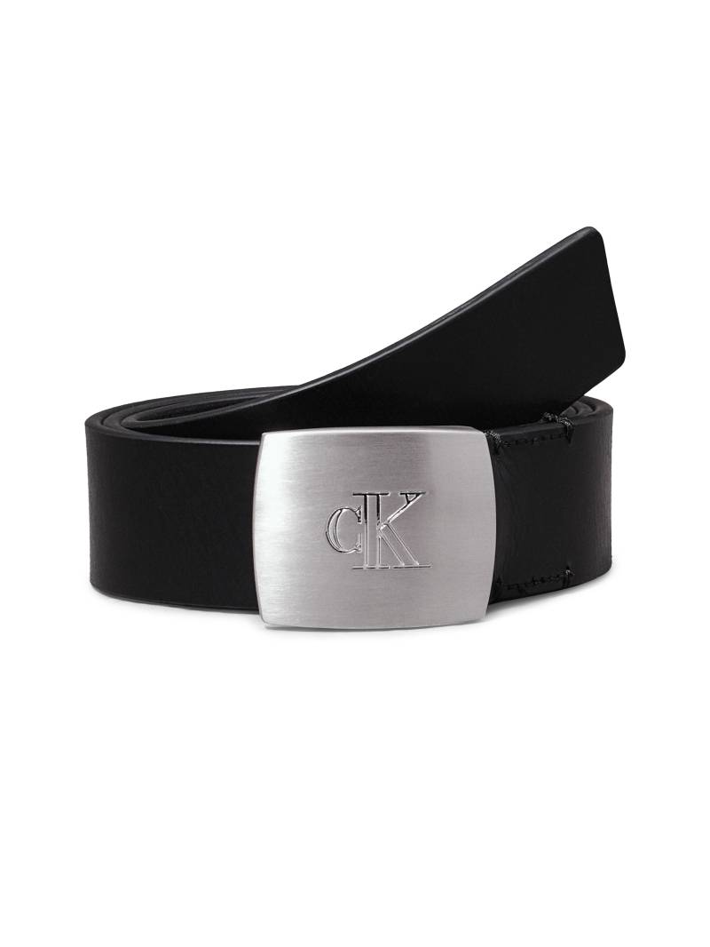 Calvin Klein Jeans Ledergürtel »LEATHER CLAMP BUCKLE 38MM«, mit Logoprägung von Calvin Klein Jeans