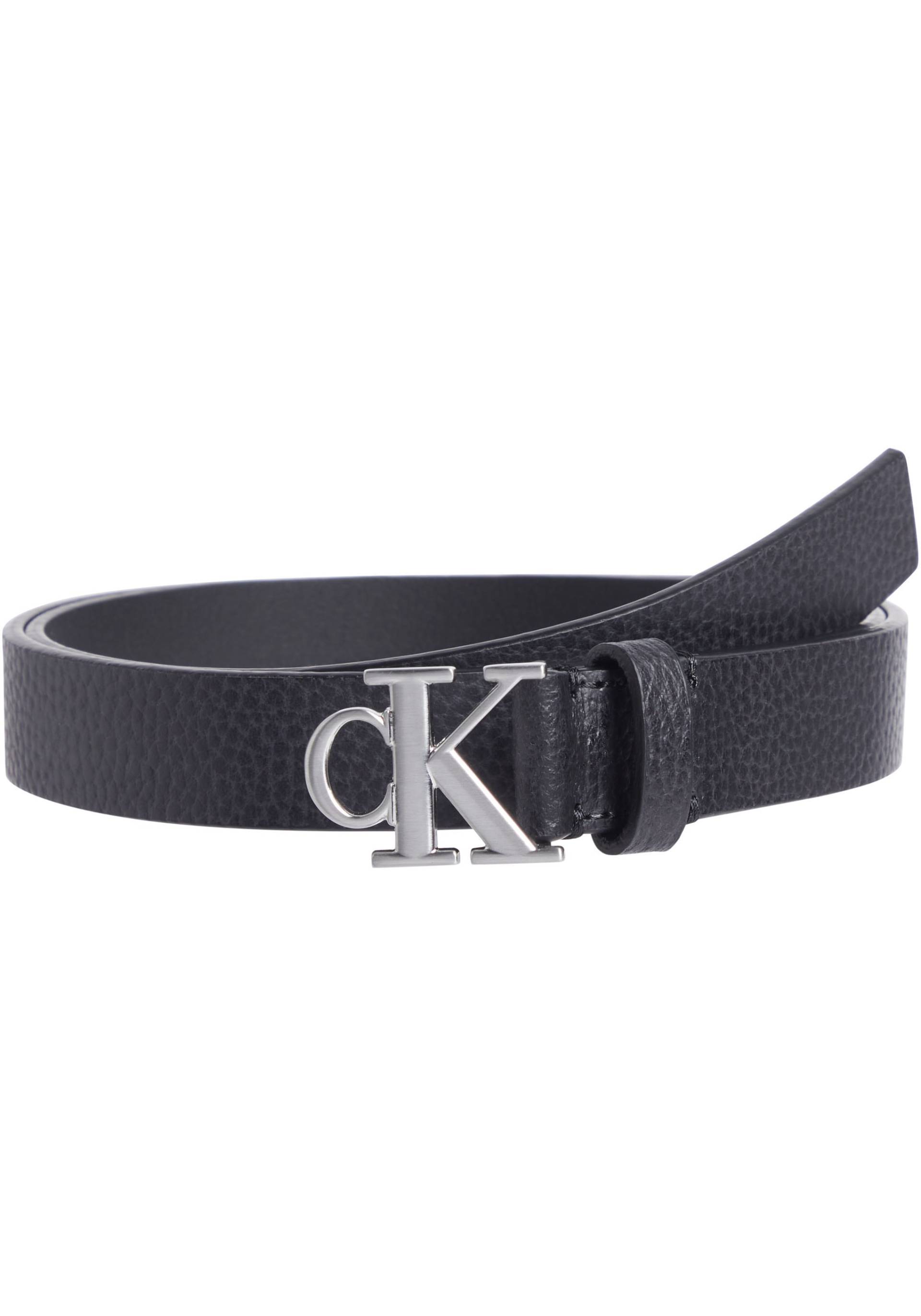 Calvin Klein Jeans Ledergürtel »MONO PLAQUE LTHR BELT 25MM PB«, mit Logoschnalle von Calvin Klein Jeans